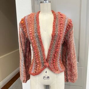 Handmade Cardigan Knit Sweater Top - XS - Sm